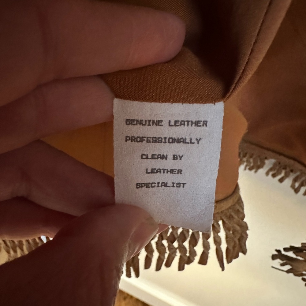 Double D Ranch Tan Leather Jacket - Picture 5 of 8